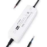 illuburg LED Transformer 24V 100W Waterproof IP67 No Flicker for LED Strip Power Supply Driver