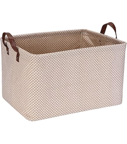 Boensi Grande Cestino Per Coperte-54×43×30cm Cesto Portaoggetti