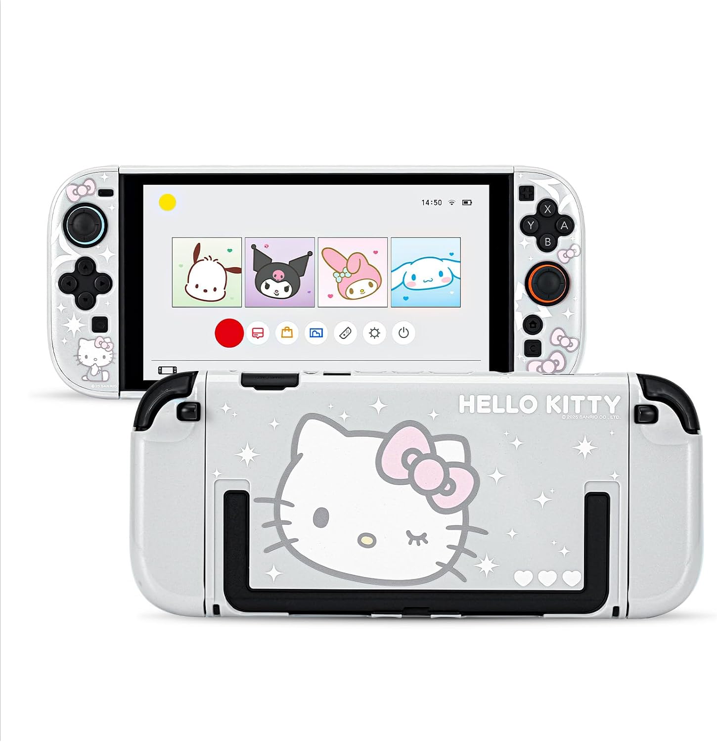 Kuitmor Funda protectora de policarbonato para Switch 2, funda protectora dura antiarañazos para Switch 2025 - HLK