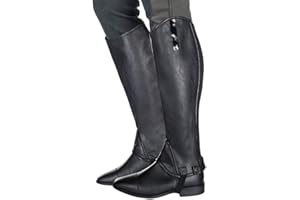 HKM Unisex Reitletten -Elastik-9100 Reitstiefel