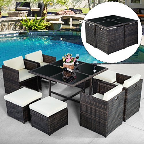 Poly Rattan Rattanset Rattanmöbel Gartenmöbel Lounge Set Sitzgruppe Polyrattan Gartenset max 8er set Garnitur