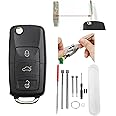 3 Buttons VW Key Fob with Pin Removal Tools For Volkswagen Transpoter Golf MK6 Seat Ibiza Leon Polo Beetle Caddy Bora Passat Skoda Octavia MK3 Key Fob