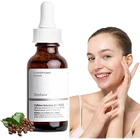 5% Koffein-Augenserum 30 Ml – Mit Grüntee & Holunder, Gegen Augenringe & Schwellungen, Für Straffe, Erfrischte Augenpartie