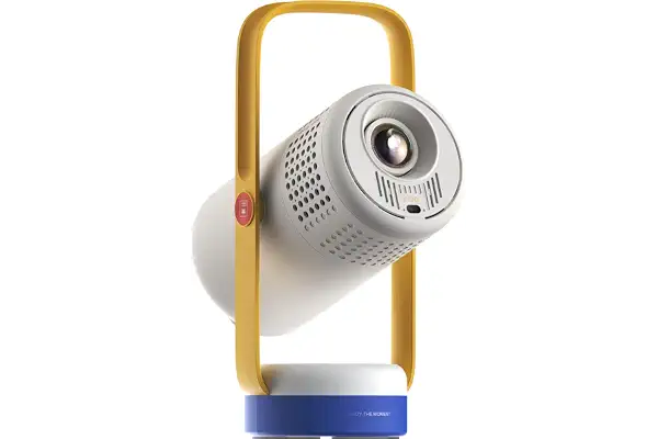 XGIMI Vibe One Batería integrada Proyector 1080p Inteligente Mini portátil, Google TV con Netflix, Sound by JBL, Soporte 160°, 1,2 h de Autonomía, WiFi, Bluetooth (Chispa Azul)
