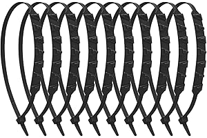 Yaztauho Snow Tire Chains - 10X Non-Slip Tire Cable Belts | Reusable Winter Tire Straps, Security Chains for Ice Snow Mud Sand