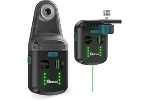 DECTEAM Elektrischer Bohrstaubsammler 3-in-1, Bohrstaubfänger mit Halterung Bohrabsaugung, Hat auch die Funktion einer Laser-Nivelliergerät und Austauschbarer Dichtung PQH05G