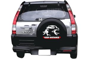 Aolowewin for Honda CR-V, Suzuki SUVs, Toyota, Ford, Buick, Chevrolet, GMC, Cars & SUVs Dust-Proof Spare Tire Cover, Spare Wheel Cover Protector, Bald Eagle (S: 205/75R15, 215/55/R17, 215/60R16)
