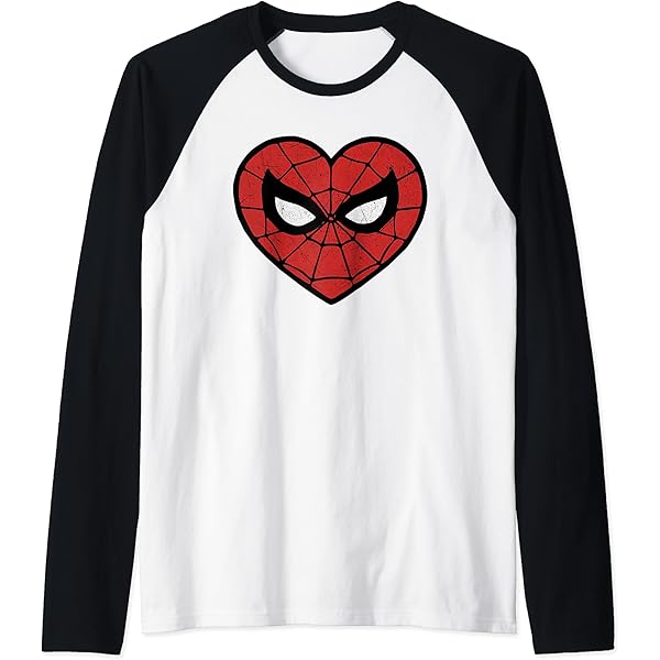 Maglietta Marvel Spider-Man Con Cuore - Logo Valentine Per Appassionati