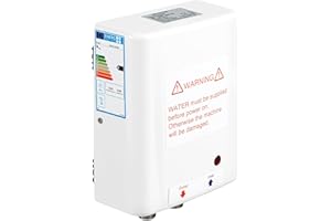 AREAO Elektrischer Durchlauferhitzer, 3500 W elektrischer Klein-Durchlauferhitzer, Trockengehschutz, geeignet für Hotels, Bäder, Schulen