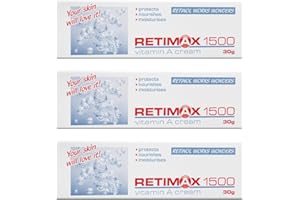 Retimax 1500 Vitamin A, Retinol, Protective Ointment, Anti-Ageing Anti-Wrinkles Cream for Sensitive & Dehydrated Skin - 30g (3)