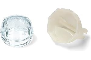 daniplus Lampenabdeckung, Lampenkalotte Ø 68mm Glas kompatibel zu Bosch Siemens Neff 647309 / Küppersbusch 502376