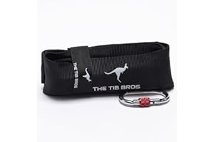 The Tib Bros- Premium Sled Strap for Backwards Sled Workouts- 8ft Long Belt for ATG Backwards Sled Dragging, Comfortable & Durable