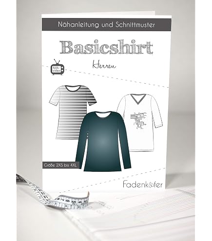Patron Couture T-shirt Burda B6602 - Papier 19x13cm