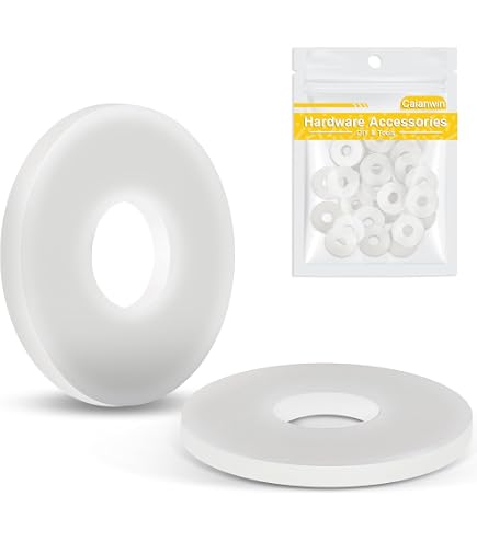 Lot De 50 Rondelles Nylon 5x15mm - Rondelles Larges Polyamide - Neuf