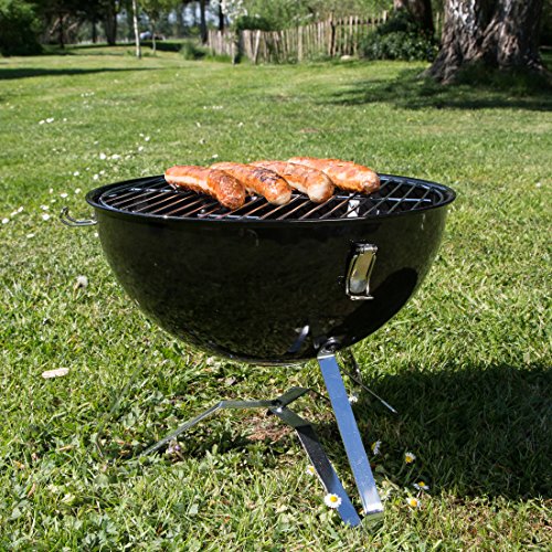 Bruzzzler tragbarer Kugelgrill – Picknickgrill für Holzkohle - 5