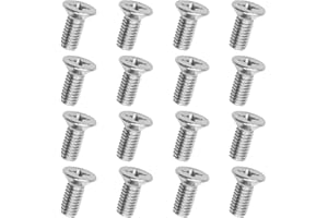 CGEAMDY 16pcs Universal Automotive Brake Disc Screws, Stainless Steel, 1.1cm x 0.6cm (UNF 2B), 500-600 MPa Shear Strength