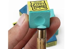 MZY1188 Pool Cue Chalk, Green Dry/Blue huily Tip Chalks No-Slip Pool Cue Chalk, Snooker Cue Chalk Billiard Chalk Durable Billiards Accessories