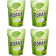 Casa De Amor Essential Borax Powder, 100% Pure for Whitening & Cleaning and Slime -4 Packs of 200gm (total 800 gm)