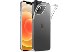 32nd Clear Gel Series - Transparent TPU Silicone Clear Gel Case Cover for Apple iPhone 12 Mini (5.4), Crystal Gel Ultra Thin Case - Clear
