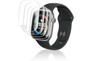 ICESPRING für Panzerglas für Apple Watch Series 11 46mm Schutzfolie, 4 Stück Weich TPU Kratzfest Panzerfolie, Fingerabdruck-ID Schutzglas für Apple Watch 11 46mm Panzer Schutz Glas
