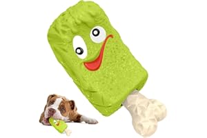 RUXAN Dog Toys for Aggressive Chewers - Indestructible Dog Chew Toys with Milk Flavor, Tough Natural Rubber Interactive Dog Treat Toy for Medium/ Large Dogs Chew Chase and Fetch