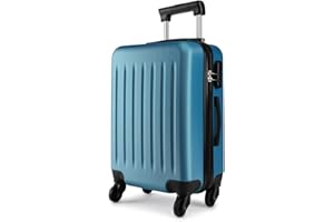 Kono Light Weight Large 28” Hard Shell Suitcase 4 Spinner Wheels ABS Luggage Travel Trolley Case (28", Navy)