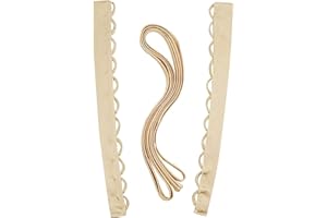 Hoseirty 3Pcs DIY Women's Black Wedding Dress Loops Adjustable Fit Satin Corset Back Kit Set Lace up for Formal Prom Dress 16inch