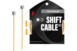 Chooee Bicycle Pro El Cable de Cambio es Adecuado para el Shimano/SRAM 2100mm / 2500mm / 3000mm / 3500mm Cable de desviador de molienda de Alta precisión Universal