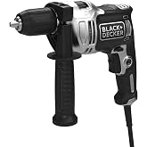 Black + Decker Silver Series BEH71A40SK-QS 710 W Wired Hammer Drill + ACC (10 drill bits + 15 dowels and +15 units