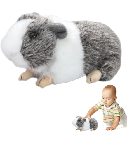 Peluche Hamster Morbido 18 Cm – Giocattolo Simulazione Cavia, Regalo Per Bambini E Adulti, Marrone