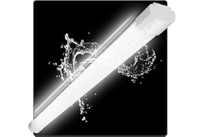 ‎LEOEU Feuchtraumleuchte LED 150cm, 45W 5000LM LED Röhre Deckenleuchte, IP65 Wasserfest LED Kellerlampe Werkstattlampe badezimmerlampe Garagenlampe FeuchtraumLampe für Keller Küche Garage, 4000K