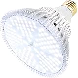 LED Pflanzenlampe 100W Tageslichtweiß Vollspektrum Pflanzenlicht E27 Led Grow Lampe, MILYN 150 LEDs Wachstumslampe für Gewäch