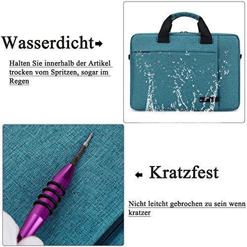 Laptop Tasche 15 6 Zoll  BRINCH stilvoll Nylon Laptop Messenger Bag Umh  ngetasche Schultertasche Aktentasche f  r 15-15 6 Zoll Laptop   Notebook   Ma