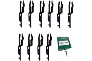 GENERIC Fire Alarm Test Key, 10 Pack Universal Fire Call Point Test Keys Compatible with KAC, Fulleon, Gent, Apollo, Menvier, Fike, STI, CQR, Emergency Break Glass Switch Key for Fire Safety Checks