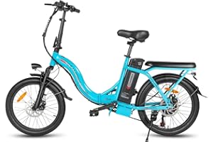 SAMEBIKE 250W 60NM Bici elettrica 20" Fat Tire Bici elettrica pieghevole batteria 36V/13Ah, autonomia massima fino a 60-110km, fuoristrada mountain bike city e-bike