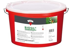 Keim 1250 Biosil Wandfarbe Silikatfarbe innen Innensilikat-Farbe 12,5 Liter, Weiß, 12.5 l (1er Pack)