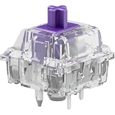 Glorious Gaming - Mako Switches (110PCS) Tactile Switches for Gaming and Writing, Clear Design for Max RGB, Pre-Lubrication