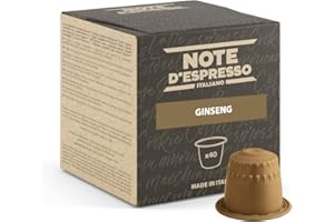 Note d'Espresso - Ginseng - Cápsulas compatibles con Cafeteras NESPRESSO - 40 caps