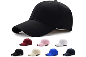 EDOTON Gorras de Béisbol para Hombres Mujeres Suave y Transpirable Ajustable Estilo Vintage Casual Deportivo Gorra