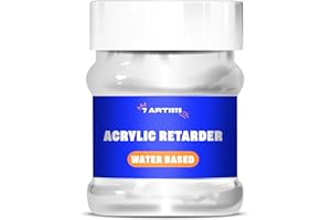 7 Artists Acryl Retarder 230 ml Retarder für Acrylfarben | Acryl Verzögerer auf Wasserbasis für Nass-in-Nass-Malerei | Trocknungsverzögerer | Slow Drying Medium