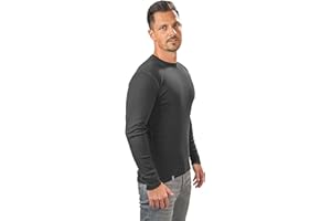 ALPIN LOACKER 100 Merino Langarmshirt Herren 230g/m2 I Feinste Merinowolle Unterwäsche I Langarm Wandershirt I Thermooberteil für Outdoor und Sport