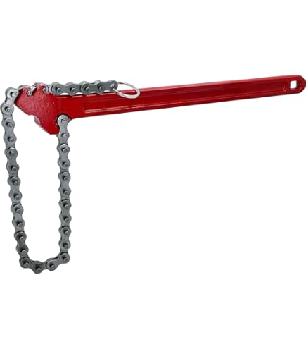 Giratubi A Catena 300mm - Per Tubi In Spazi Ristretti, Ganasce Forgiate