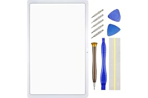 Double Sure Tablet Repair Broken Glass Screen Replacement for Samsung Galaxy Tab A7 10.4 (2020) SM-T500 with 10.4" White Including dismantling tools