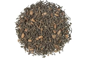 TEA SHOP - Té Rojo (Pu Erh) Pu Erh Canela 100g - 50 Tazas - Formato a Granel - En Hojas - De especial fermentación con trocitos de canela y aromas