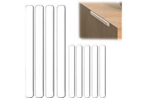 USTNIR 14 Pezzi Paraurti per Mobili, Gommini Silicone, Gommini Paracolpi Trasparente Paracolpi Adesivi Piedini Trasparente Ammortizzatore di Colpi per Porte, Tavoli, Armadio, Cassetti, 2 Taglie