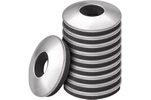 BOUMVID EPDM-Dichtscheiben mit Neoprenbeschichtung aus Edelstahl, Unterlegscheiben mit epdm Dichtung Beilagscheiben M10 x 25mm, 10 Stück Beilagscheibe für Schrauben