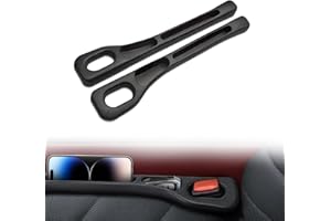 WANGZHENXI 2 uds Organizador para Huecos de Asiento Coche - Caja de Almacenamiento Antideslizante con Tapón Ajustable，Relleno Universal Evita Caída Objetos (16x2.6") Accesorios Coche Interior
