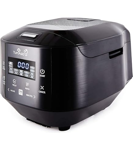 Zojirushi NS-RPC10HM Cuiseur à riz et réchauffeur, 5,5 tasses (non cuit), gris métallique