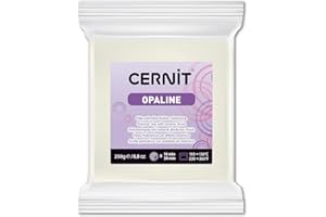 Cernit Polymer-Ton, weiß, 250 g.