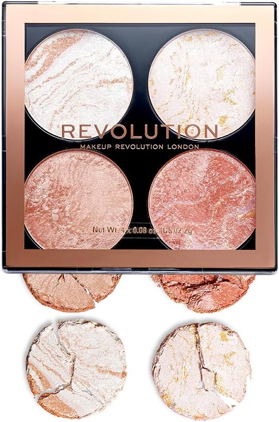 MAKEUP REVOLUTION LONDON Cheek Kit Brozlaştırıcı Ve Aydınlatıcı 4'lü Allık Paleti